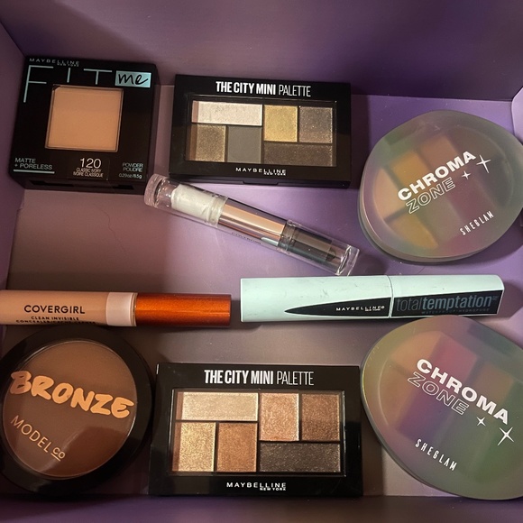 Big Makeup Bundle - Used Gently, Swatched, a few New - Picture 1 of 2